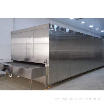 Congelador de túnel de impacto aprobado por CE para la planta de alimentos